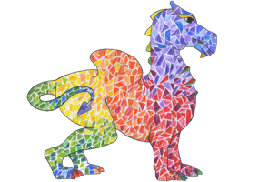Randon Rainbow Dragon